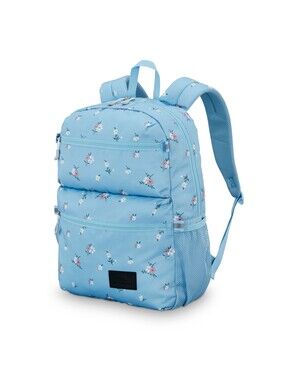 High Sierra Everclass Backpack Floral Blue 15.6 Laptop School Travel Bookbag